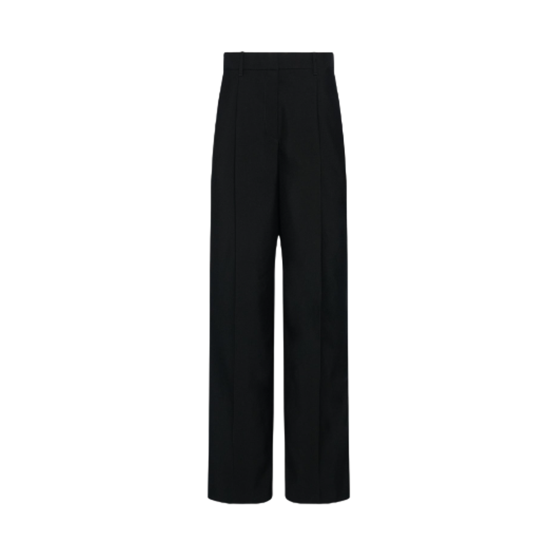 (W) 더 로우 미켈라 버진 울 팬츠 블랙((W) The Row Mikkela Virgin Wool Pants Black)