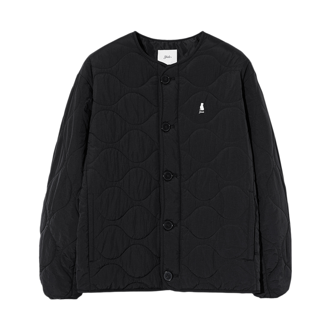 YES1JK399ABK / YFS1QJ301SBK Yale Warm-Up Quilting Jacket Black