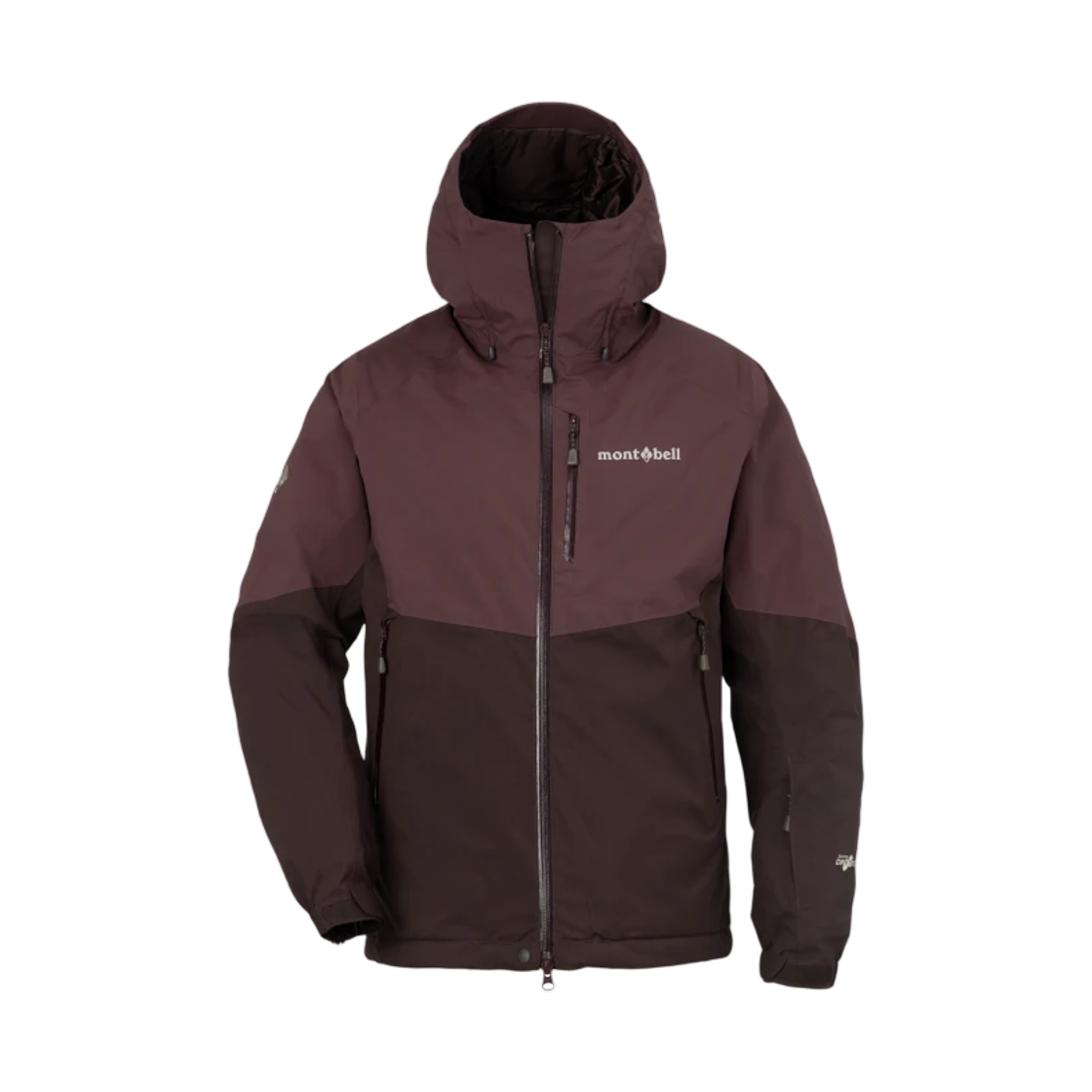 (W) 몽벨 파우더 홉 파카 다크 브라운((W) Montbell Powder Hop Parka Dark Brown)