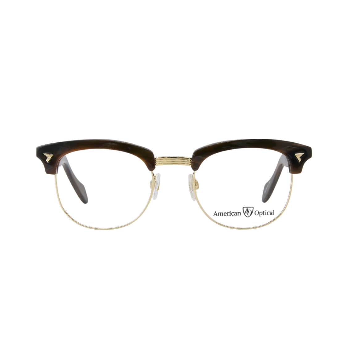 아메리칸 옵티컬 써몬트 초콜릿 골드 클리어 렌즈(American Optical Sirmont Chocolate Gold Clear Lenses)