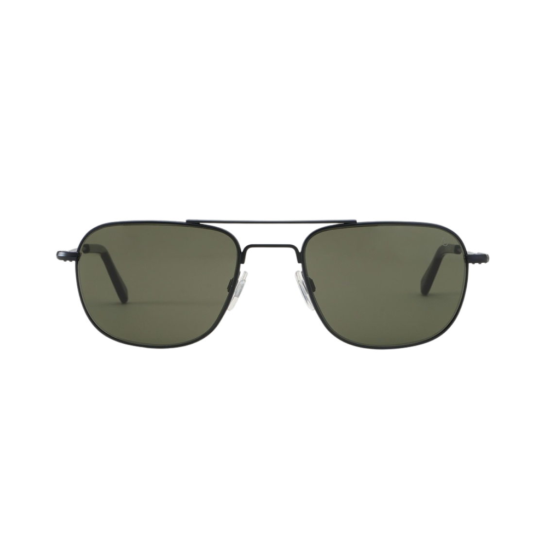 아메리칸 옵티컬 체크메이트 매트 블랙 그린 렌즈(American Optical Checkmate Matte Black Green Lenses)