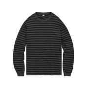 Polyteru Striped Long Sleeve Charcoal