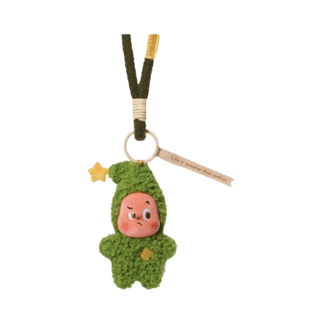 - Pop Mart Twinkle Twinkle Savor the Moment Series-Fresh-Baked Mini Cookies Plush Pendant Matcha Crisp (Opened Case)