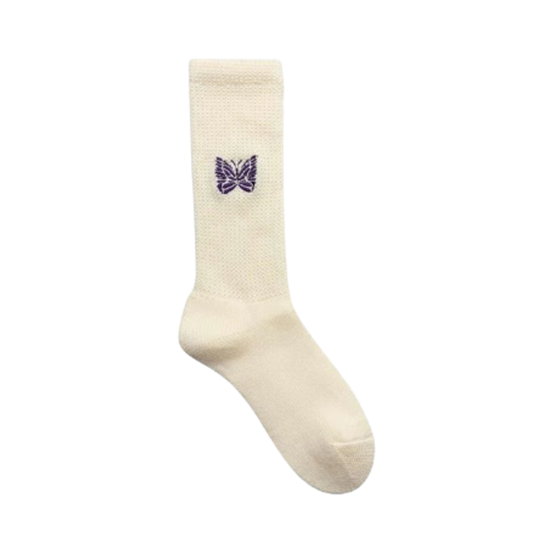LQ048 Needles Merino Wool Pile Socks Ivory