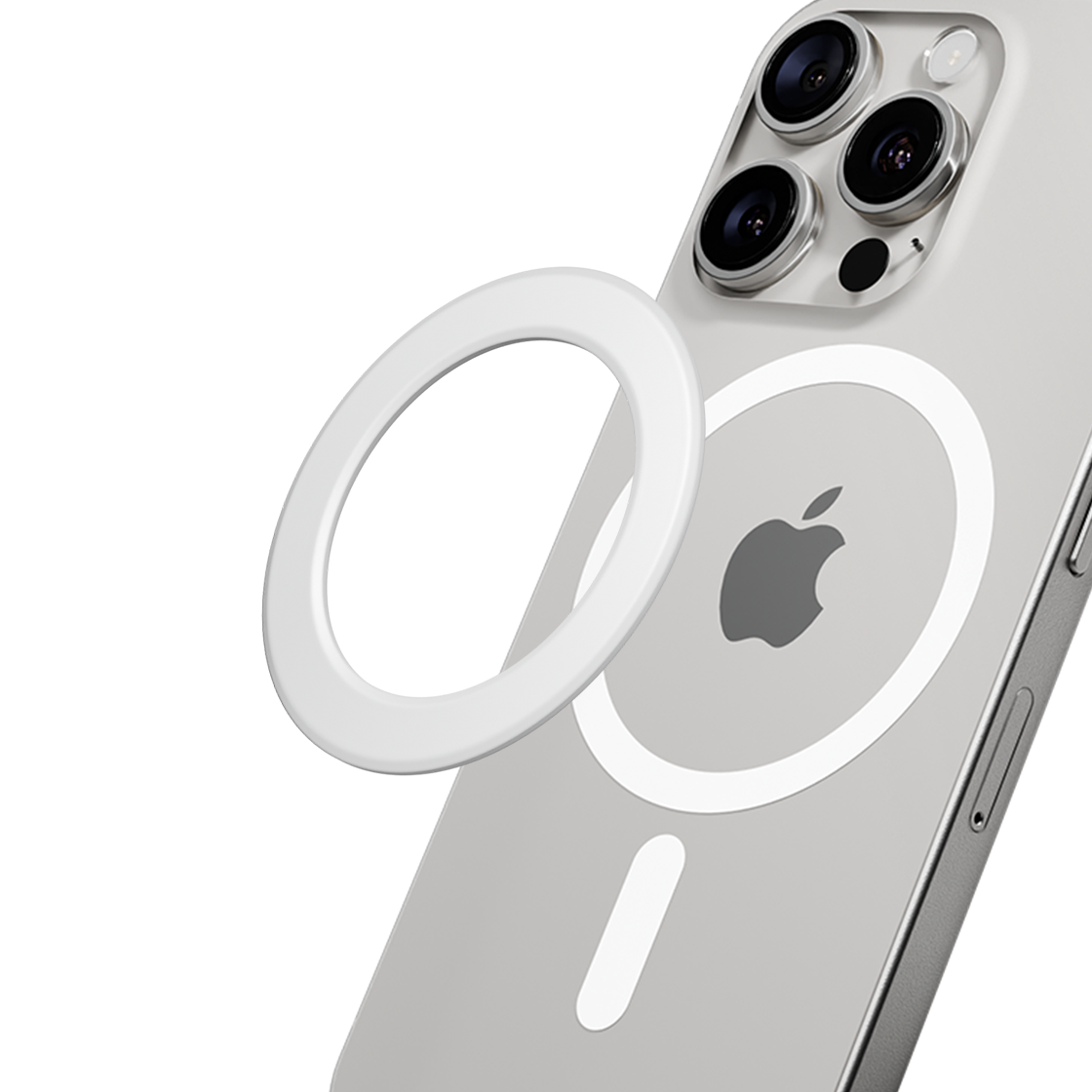 신지모루 마그네틱 자력 스티커 링플레이트 화이트(SINJIMORU Magnetic Magnet Sticker Ring-Plate White)