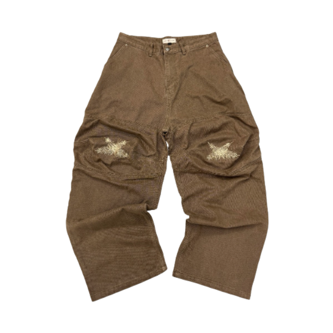 - Aoiro Ooki Feather Pants Tobacco Brown