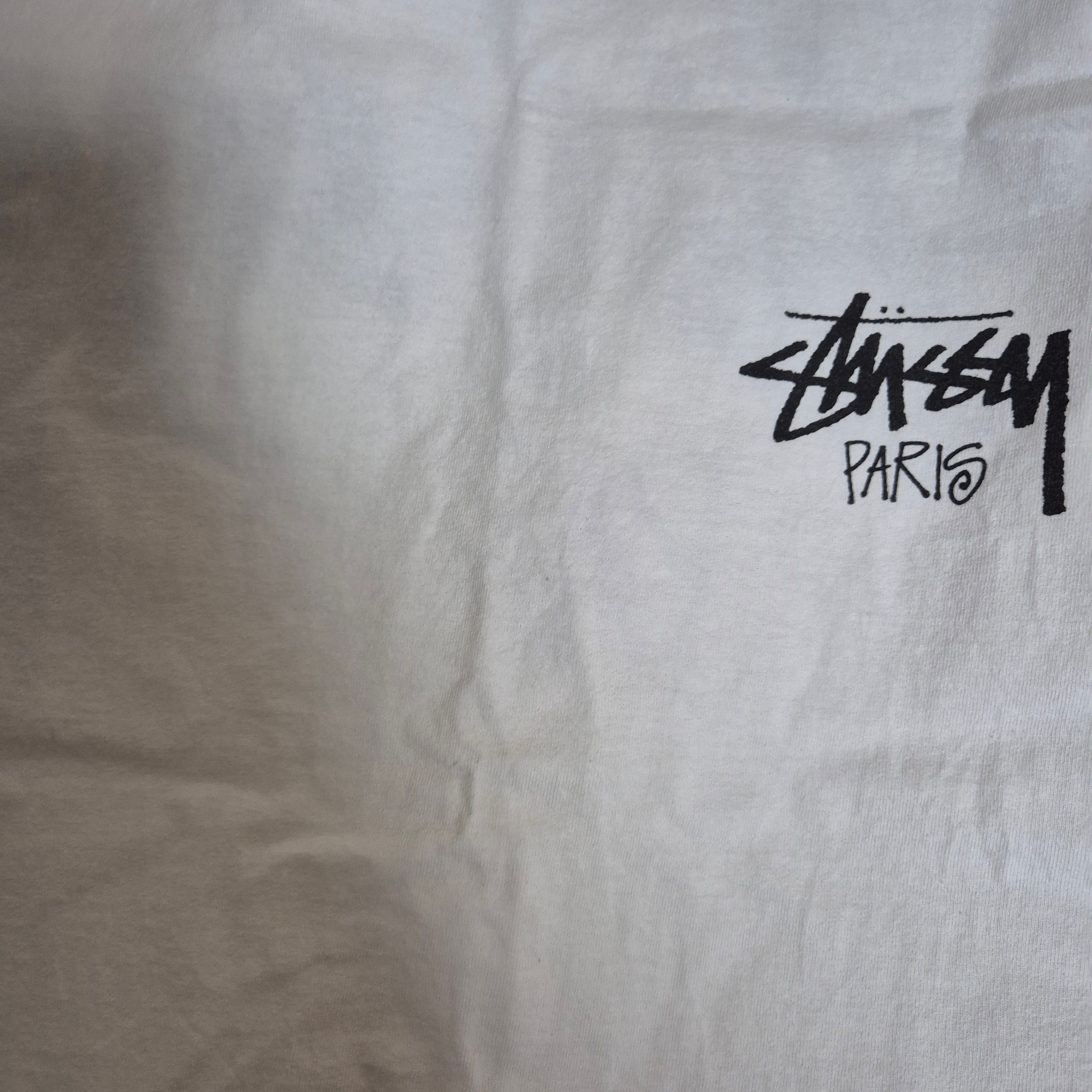 Stussy Stock Paris T-Shirt White 착용 스타일