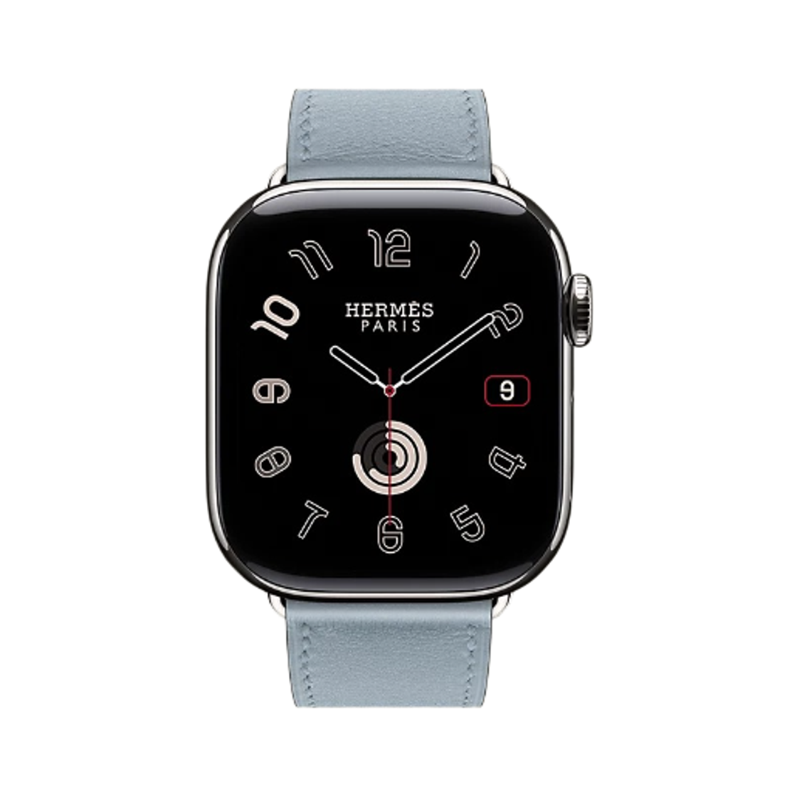 애플 워치 에르메스 11 42mm 티타늄 케이스 싱글 투어 블루 랑 (국내 정식 발매 제품)(Apple Watch Hermes Series 11 42mm Titanium Case with Single Tour Bleu Lin (Korean Ver.))