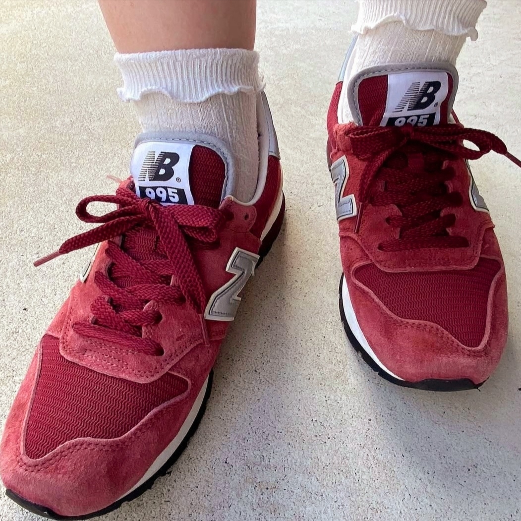 New Balance 995 Made in USA Baseball Brown 착용 스타일
