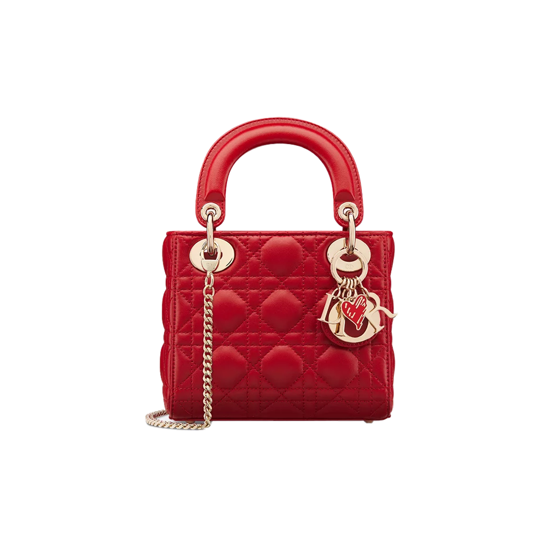 디올 레이디 디올 미니 램스킨 백(Dior Lady Dior Mini Lambskin Bag)