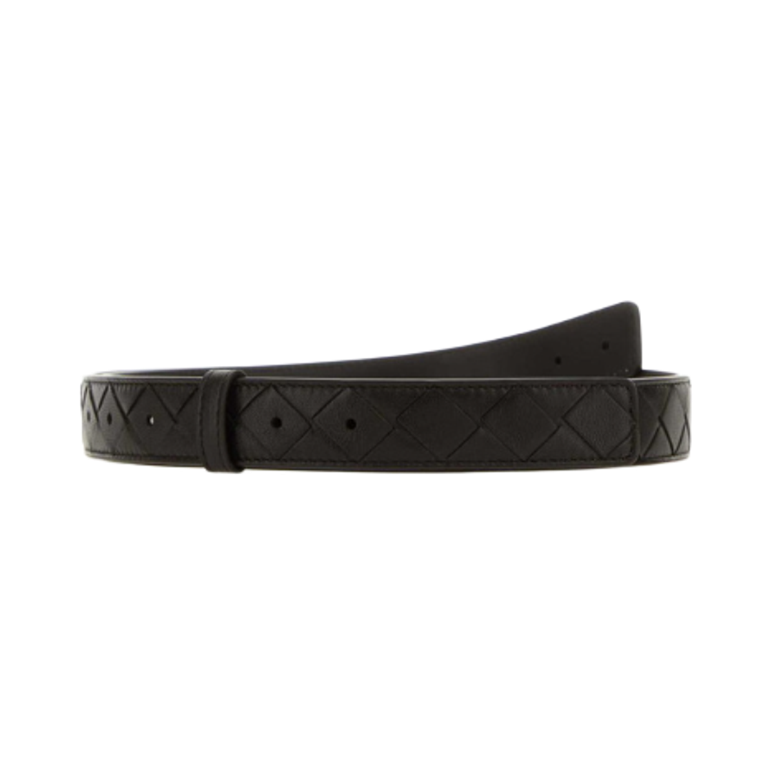 (W) 보테가 베네타 레더 벨트 브라운((W) Bottega Veneta Leather Belt Brown)