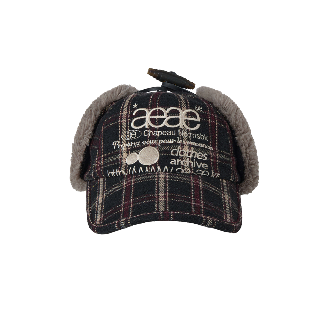 에이이에이이 웹 로고 트루퍼 캡 블랙(AEAE Web Logo Trooper Cap Black)