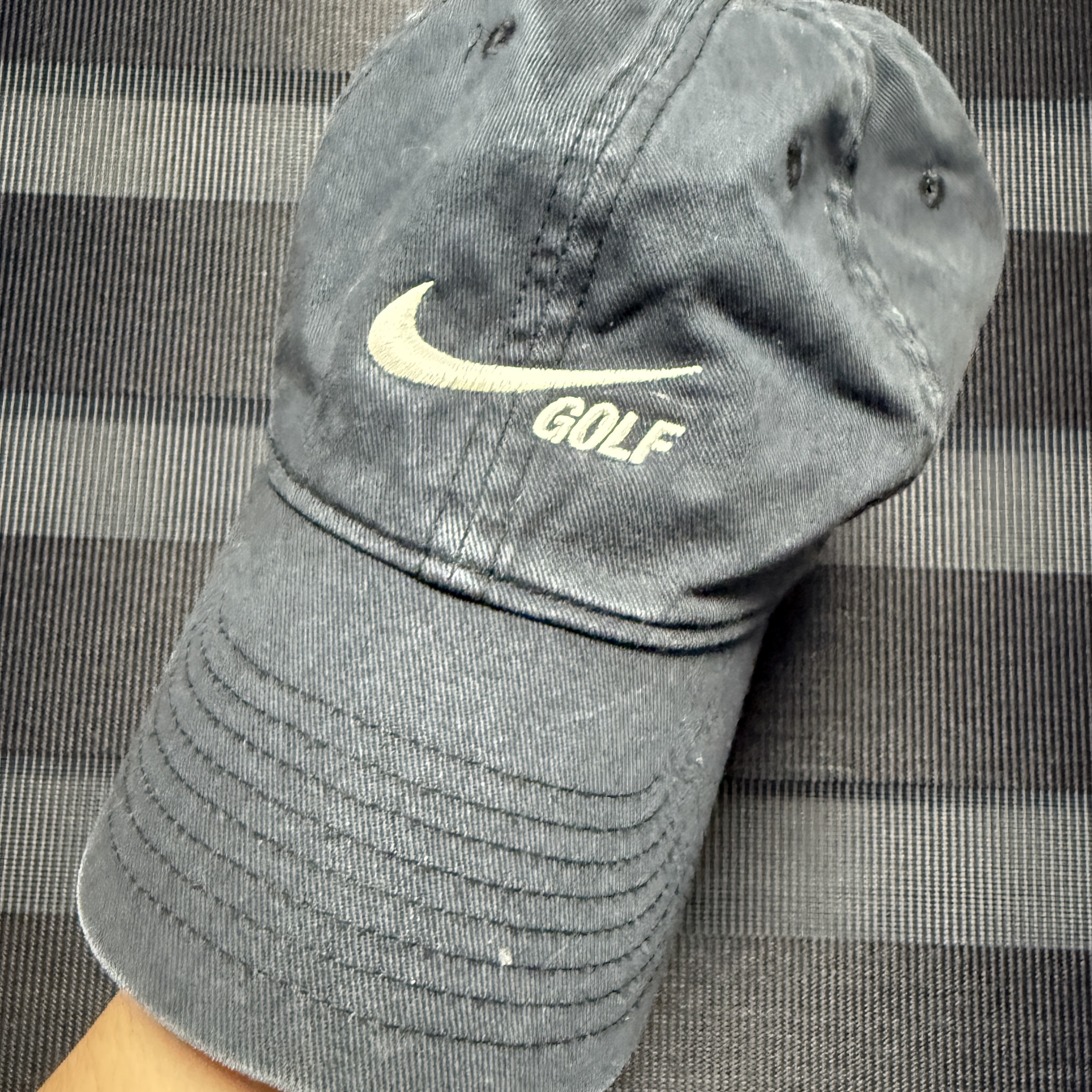 Nike Heritage 86 Washed Golf Cap Black 착용 스타일
