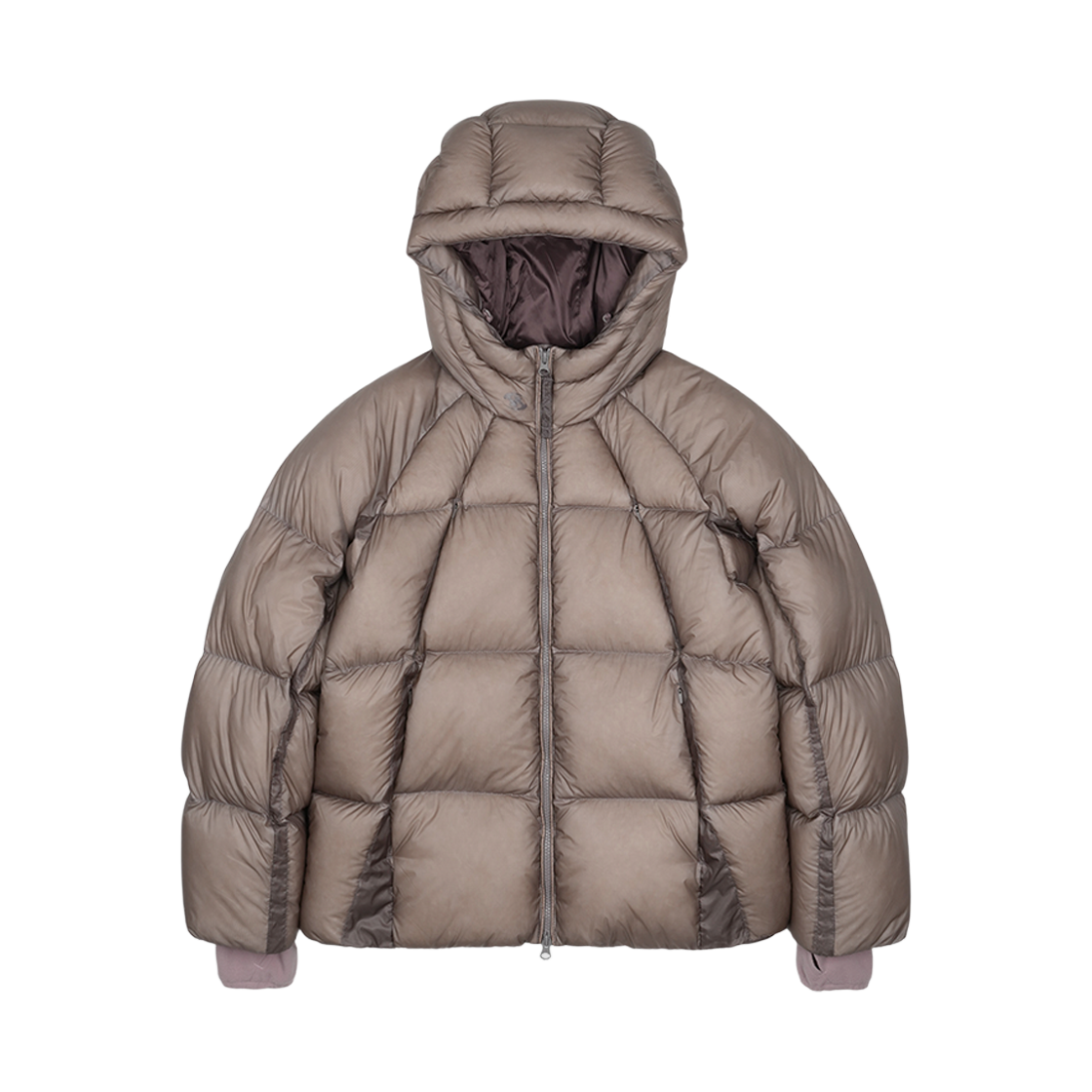 SG2503OTDP03 Sansan Gear Shade Puffer Jacket Ash Pink