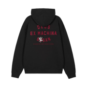 Deus Ex Machina Busan Exclusive Limited Edition College Address Hoodie Zip Up Black