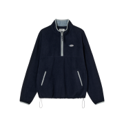 AEAE Symbol Fleece Anorak Navy