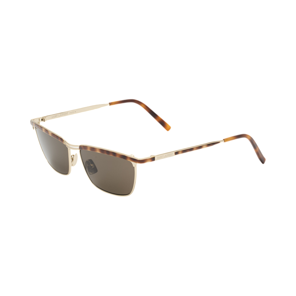 생로랑 SL 795 조 미디움 선글라스 하바나 라이트 골드 앤 그레이(Saint Laurent Sl 795 Joe Medium Sunglasse Havana Light Gold and Grey) - 2