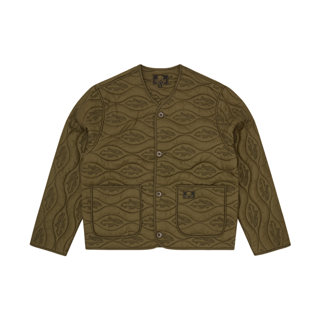 - Corteiz Guerillaz Parka Liner Olive