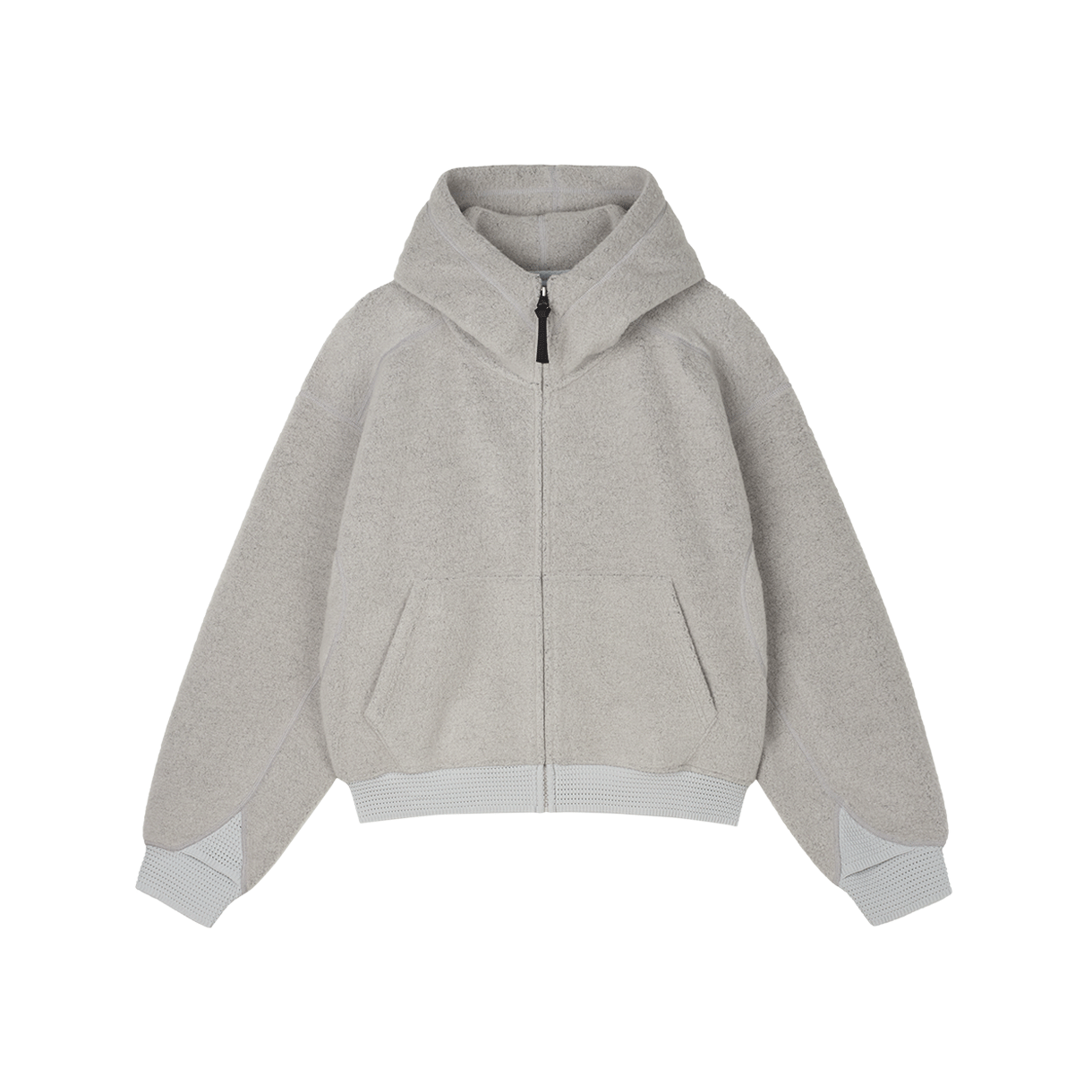 골드윈 제로 울 플리스 후디 애쉬 그레이 - 25FW(Goldwin 0 Wool Fleece Hoodie Ash Gray - 25FW)