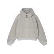 Goldwin 0 Wool Fleece Hoodie Ash Gray - 25FW