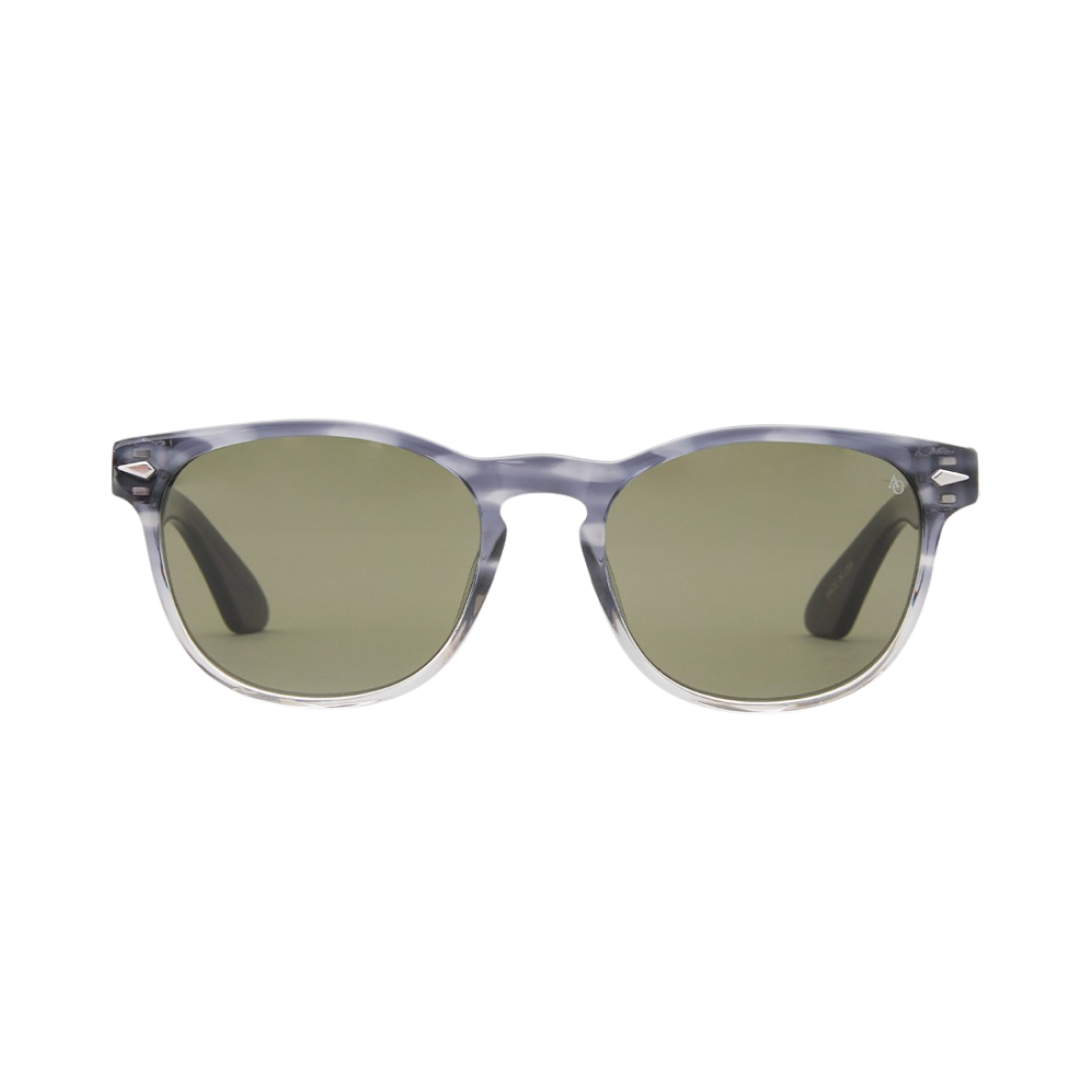 - American Optical AO-1004 Gray Demi Fade Green Lenses