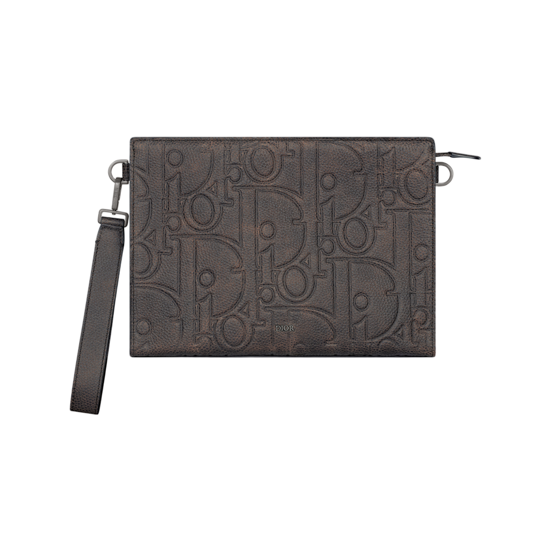 디올 A5 트라이앵글 파우치 디올 그래비티 빈티지 레더 브라운(Dior A5 Triangle Pouch Dior Gravity Vintage Leather Brown)