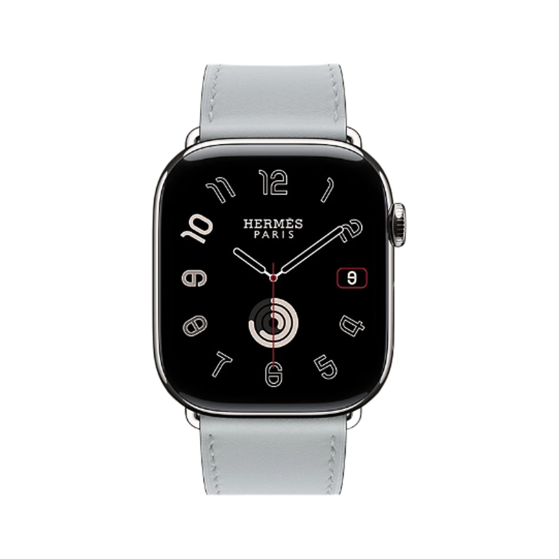 애플 워치 에르메스 11 46mm 티타늄 케이스 싱글 투어 블루 글라시에 (국내 정식 발매 제품)(Apple Watch Hermes Series 11 46mm Titanium Case with Single Tour Bleu Glacier (Korean Ver.))