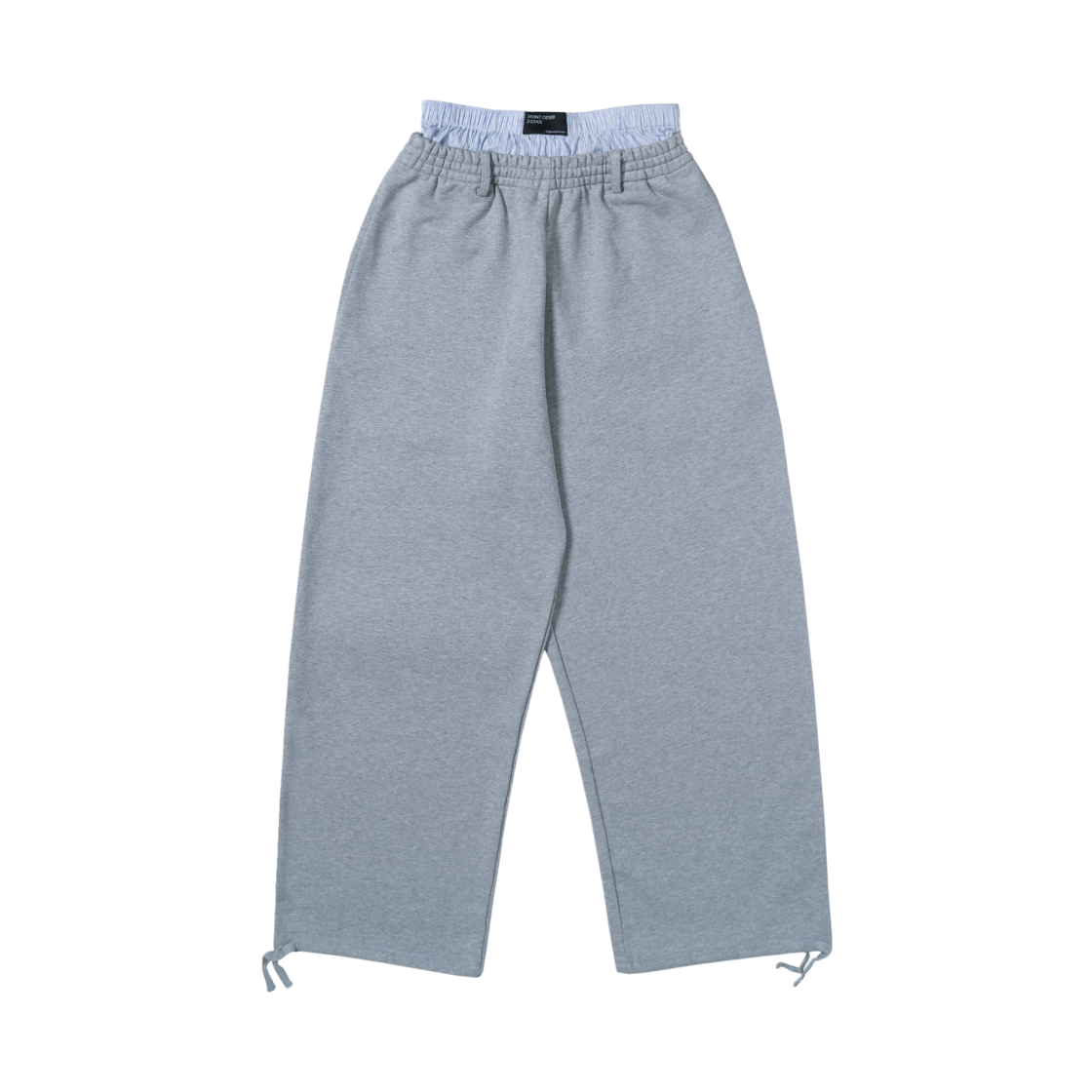 P00000BX NOD Trunk Sagging Baggy Sweatpants Grey