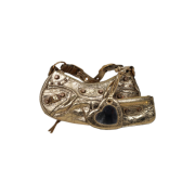 Balenciaga Gold Metallic Le Cagole XS