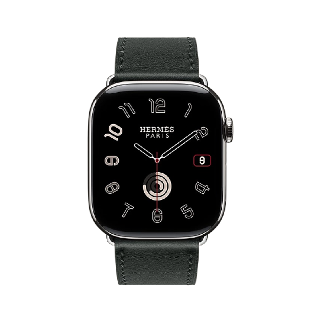 애플 워치 에르메스 11 46mm 티타늄 케이스 싱글 투어 누아 (국내 정식 발매 제품)(Apple Watch Hermes Series 11 46mm Titanium Case with Single Tour Noir (Korean Ver.))