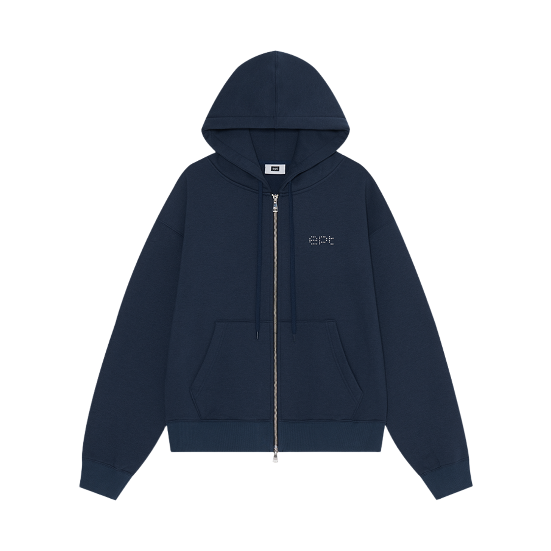 EP5FW3HZ01003 EPT Studded Zip Hoodie Navy