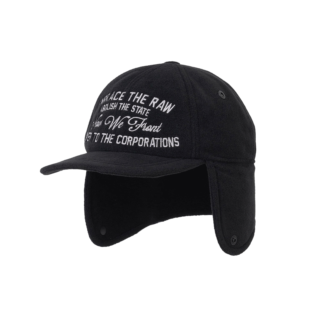 밀로 아카이브 스프레드 모티프 플리스 캡 블랙