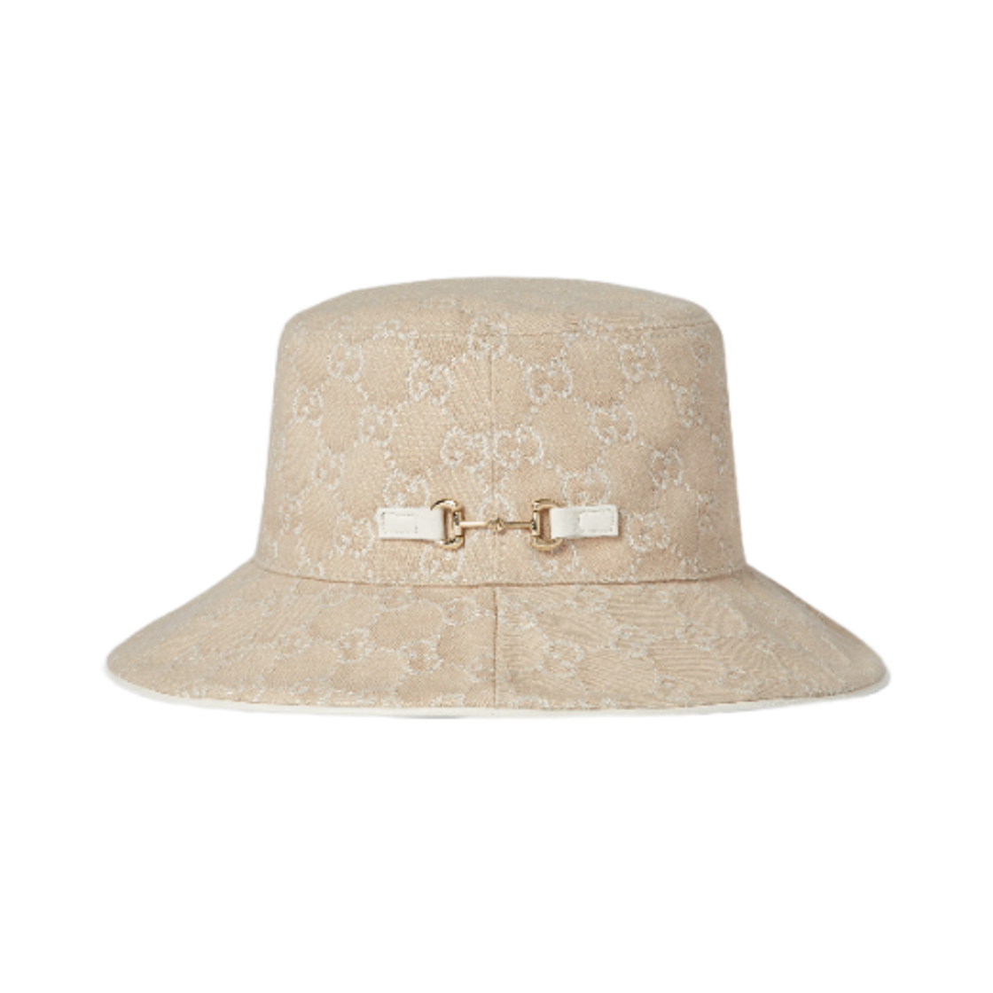 (W) 구찌 GG 데님 버킷햇 라이트 그레이 화이트((W) Gucci GG Denim Bucket Hat Light Grey White) - 2