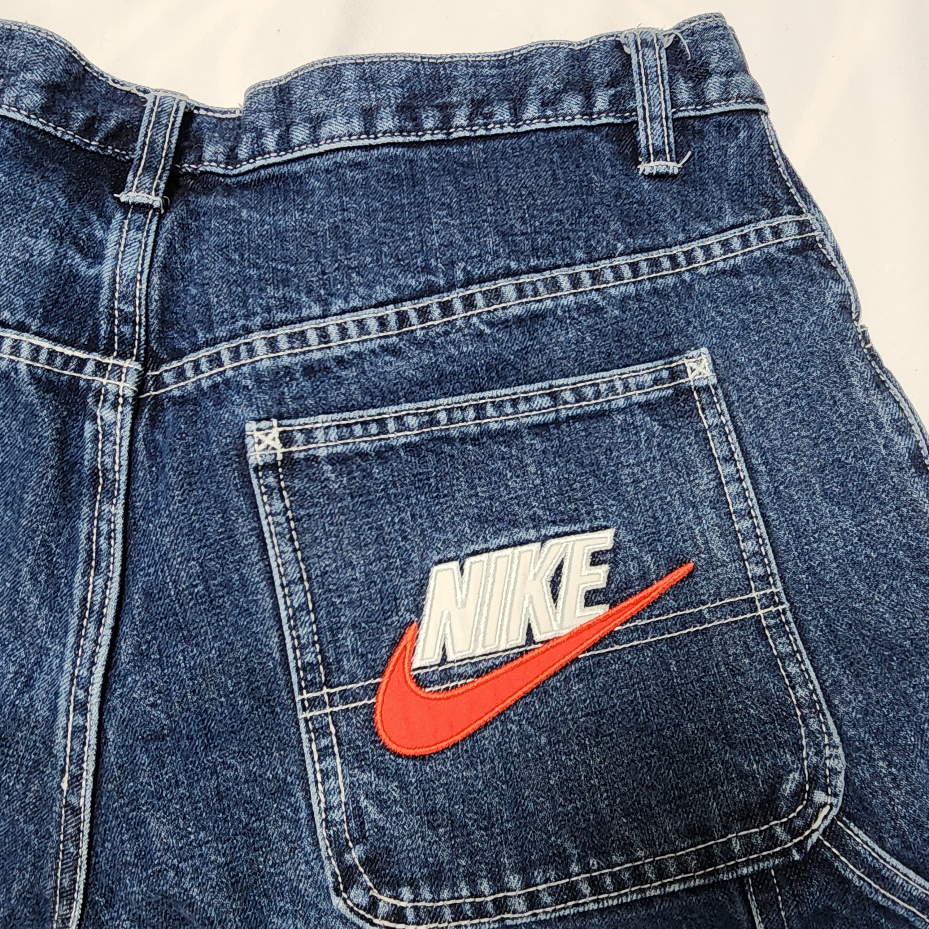 Supreme x Nike Denim Short Indigo - 24SS 착용 스타일
