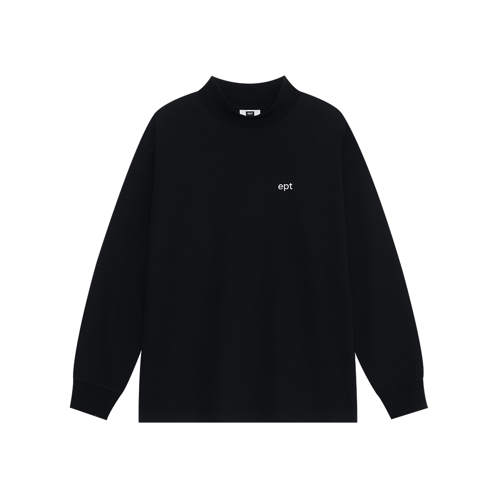 EP5FN3LS00103 EPT Sel Classic Logo Mock Neck Black