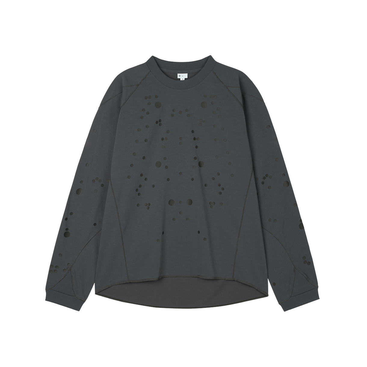 골드윈 제로 그래픽 롱슬리브 티셔츠 딥 차콜 - 25FW(Goldwin 0 Graphic LS T-shirt Deep Charcoal - 25FW)