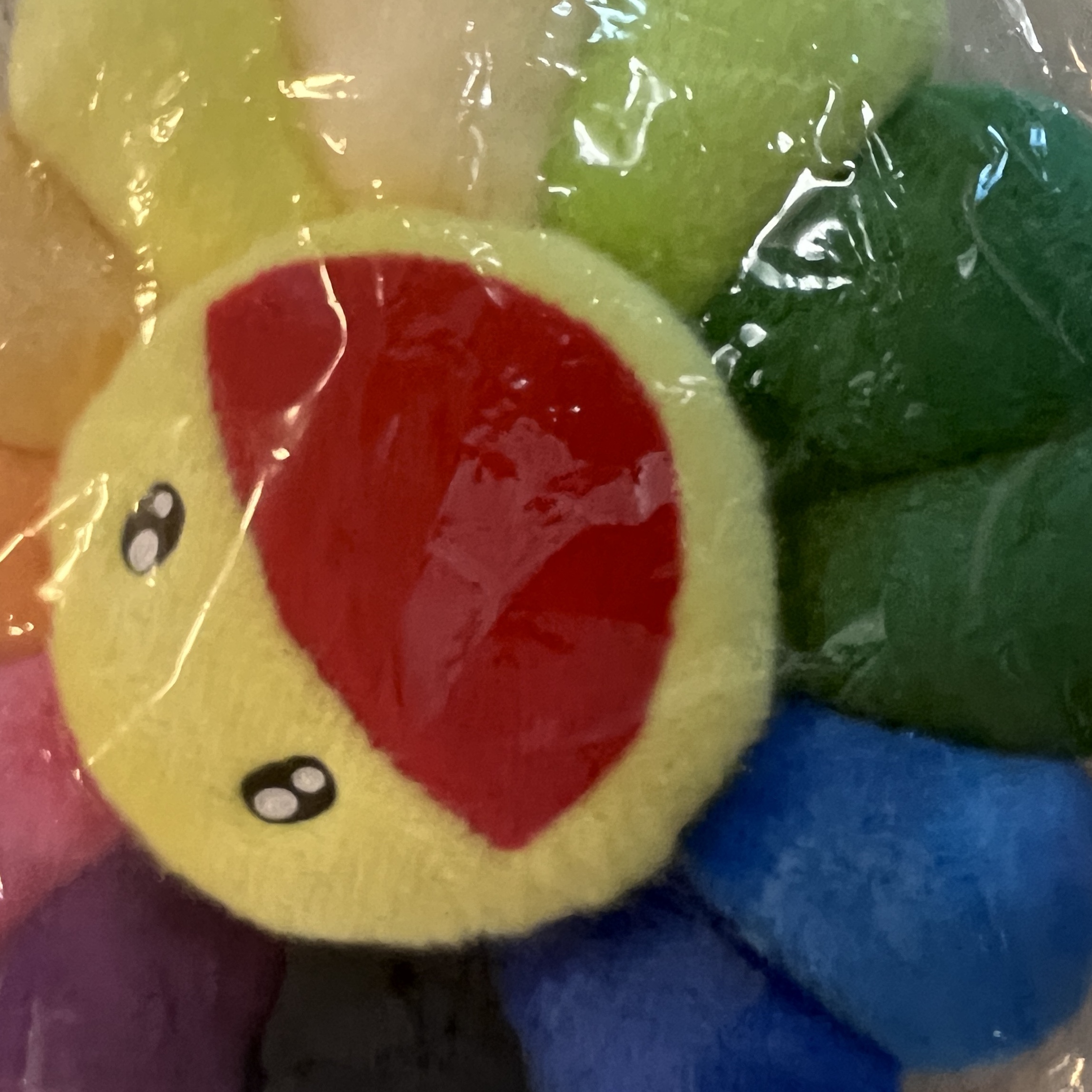 Kaikai Kiki Flower Cushion 30cm Rainbow 착용 스타일
