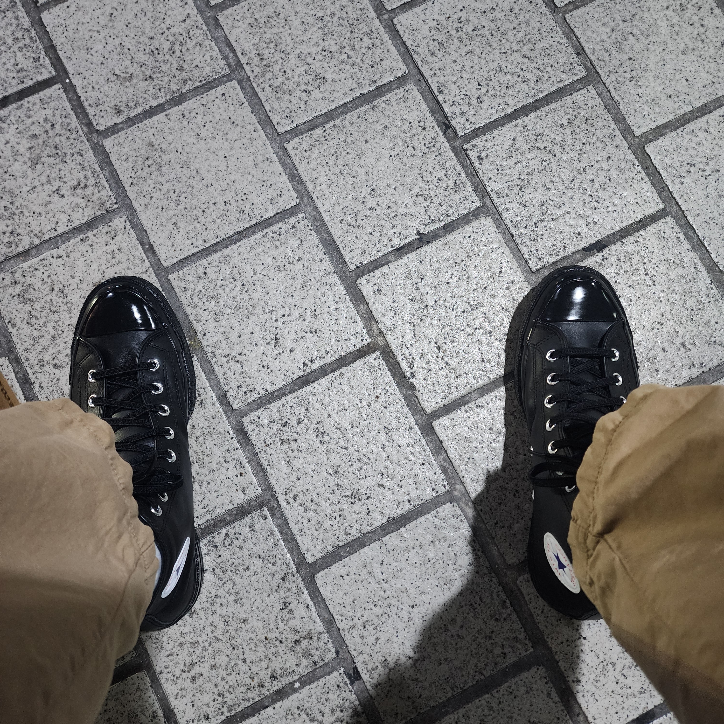 Converse Chuck 70 Leather Zip Black, Converse Chuck 70 Leather Black 착용 스타일