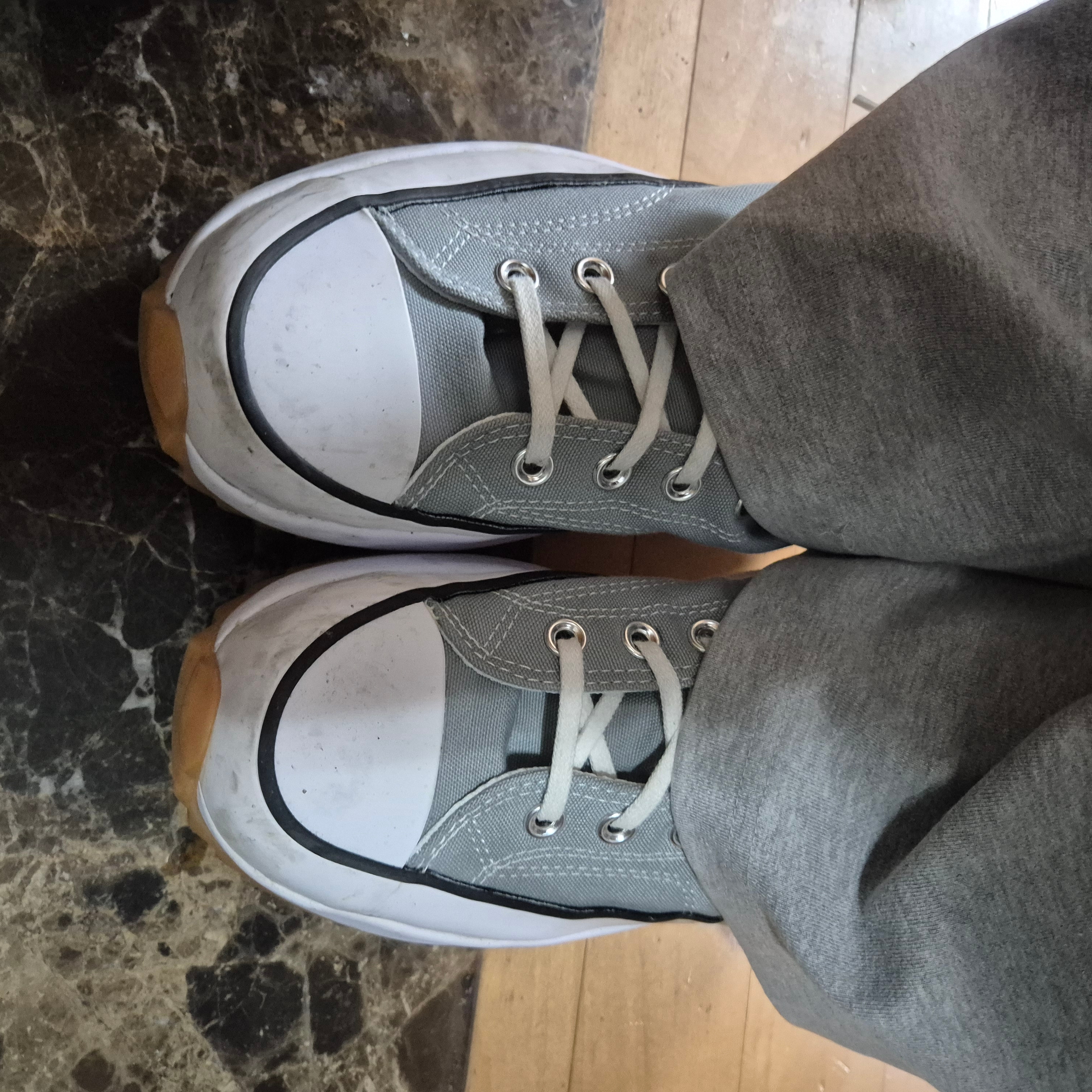Converse Run Star Hike Hi Seasonal Color Ash Stone 착용 스타일