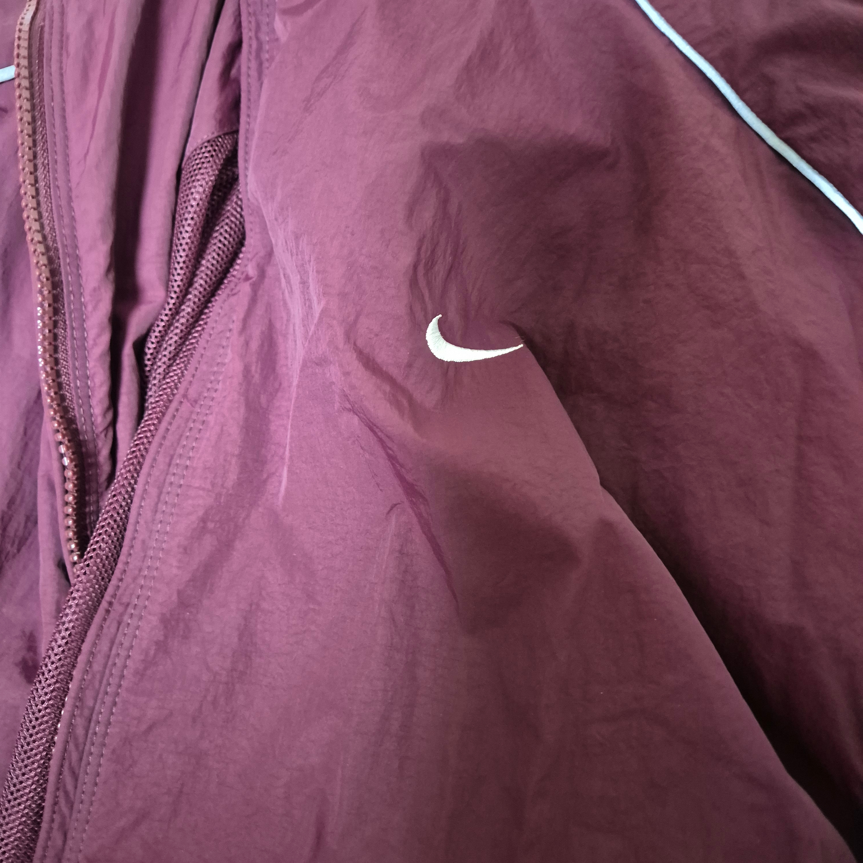 Nike NSW Solo Swoosh Woven Track Jacket Night Maroon - Asia 착용 스타일