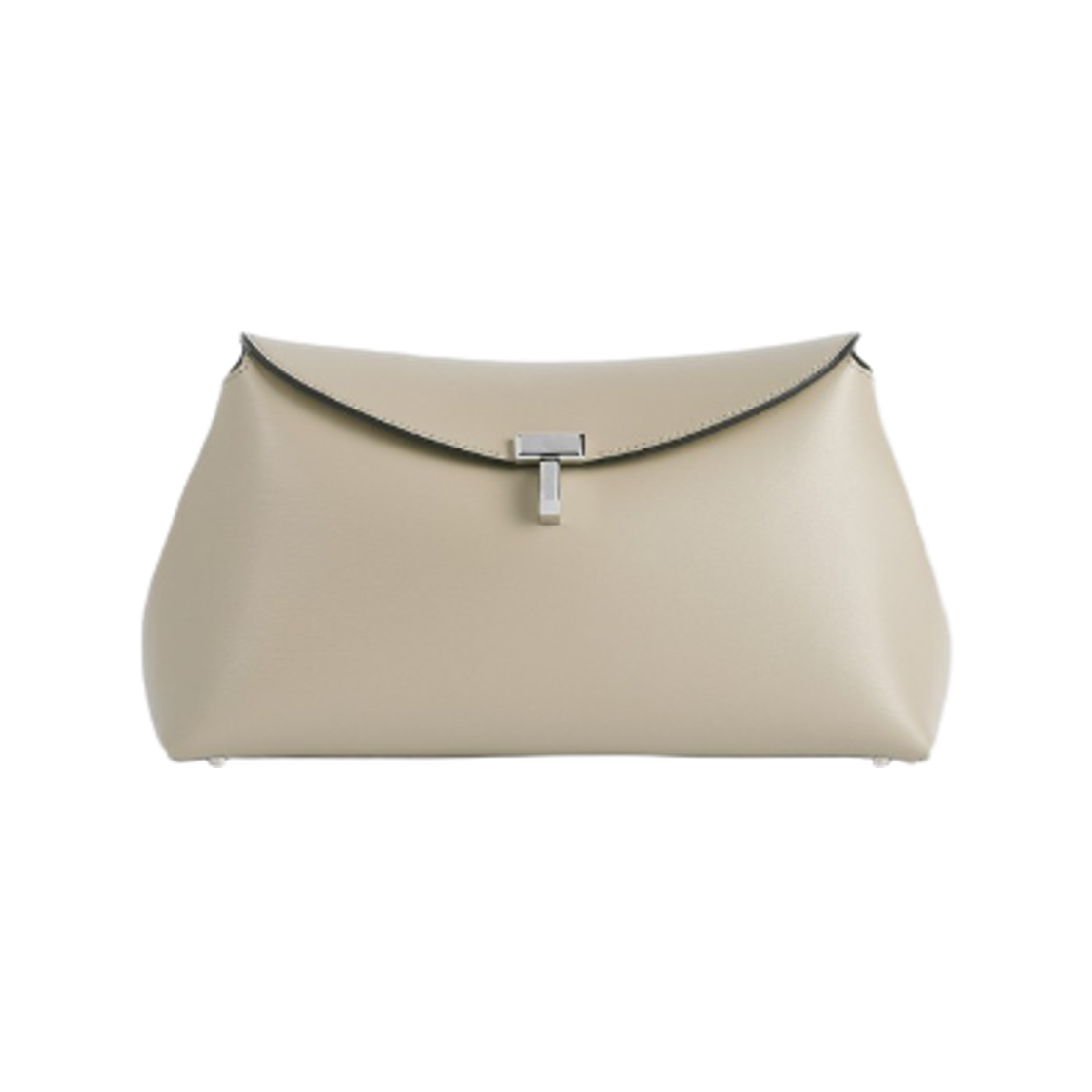 234-WAL950-LE0025-125 Toteme T-Lock Leather Clutch Phone