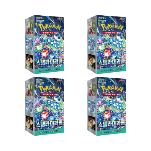 포켓몬 TCG 스칼렛 & 바이올렛 확장팩 스텔라미라클 4박스 (총 120팩)(Pokemon TCG Scarlet & Violet Expansion Pack Stellar Miracle 4 Boxes (Total Pack of 120)) - 1