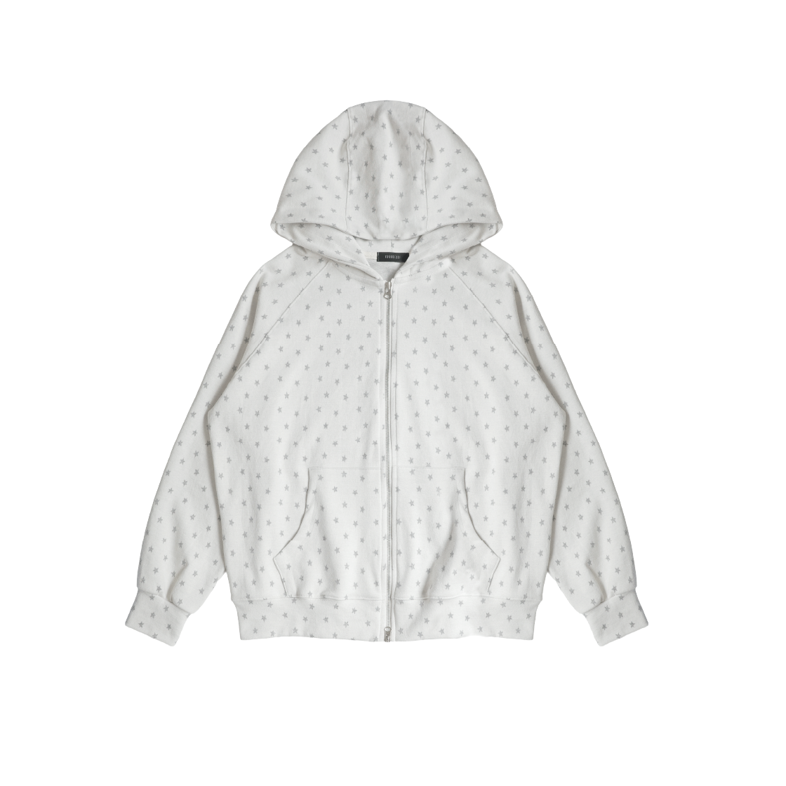 KS5CRHD001WH Kookeesee Star Hoodie Zip up White