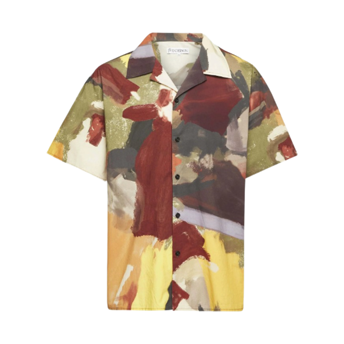 SH0349PG1728595 JW Anderson Abstract Print Short Sleeve Shirt Multi