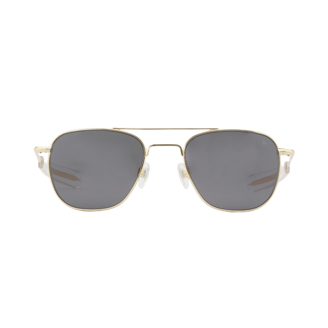 - American Optical Original Pilot Gold 23K AOLite Nylon Gray Lenses