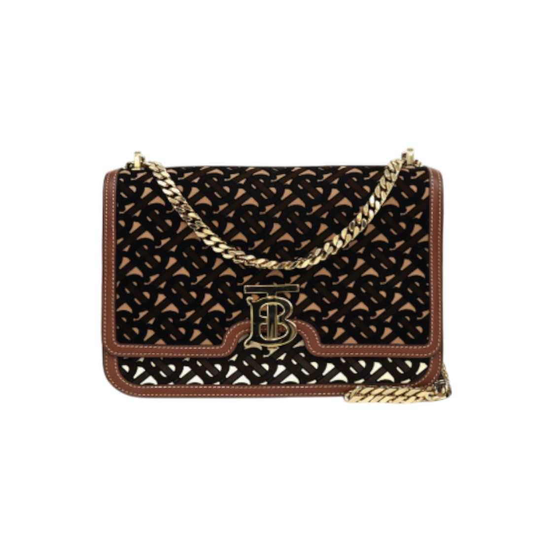 버버리 벨벳 TB 체인백 D-A25393(Burberry Velvet TB Chain Bag) - 1