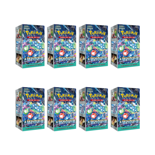 - Pokemon TCG Scarlet & Violet Expansion Pack Stellar Miracle 8 Boxes (Total Pack of 240/Korean Ver.)