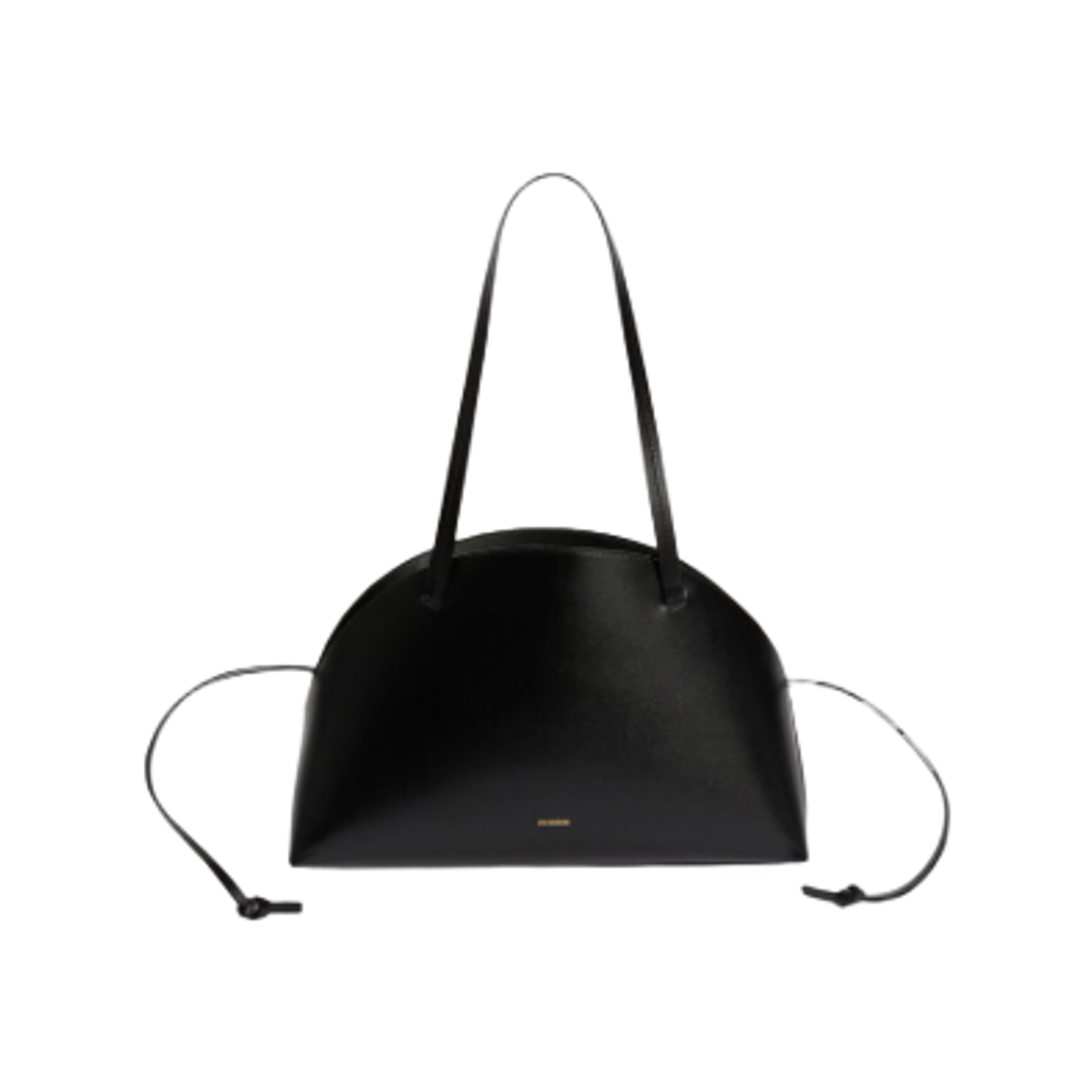 J07ZH0054-P7100-001 Jil Sander Curve Medium Shoulder Bag Black