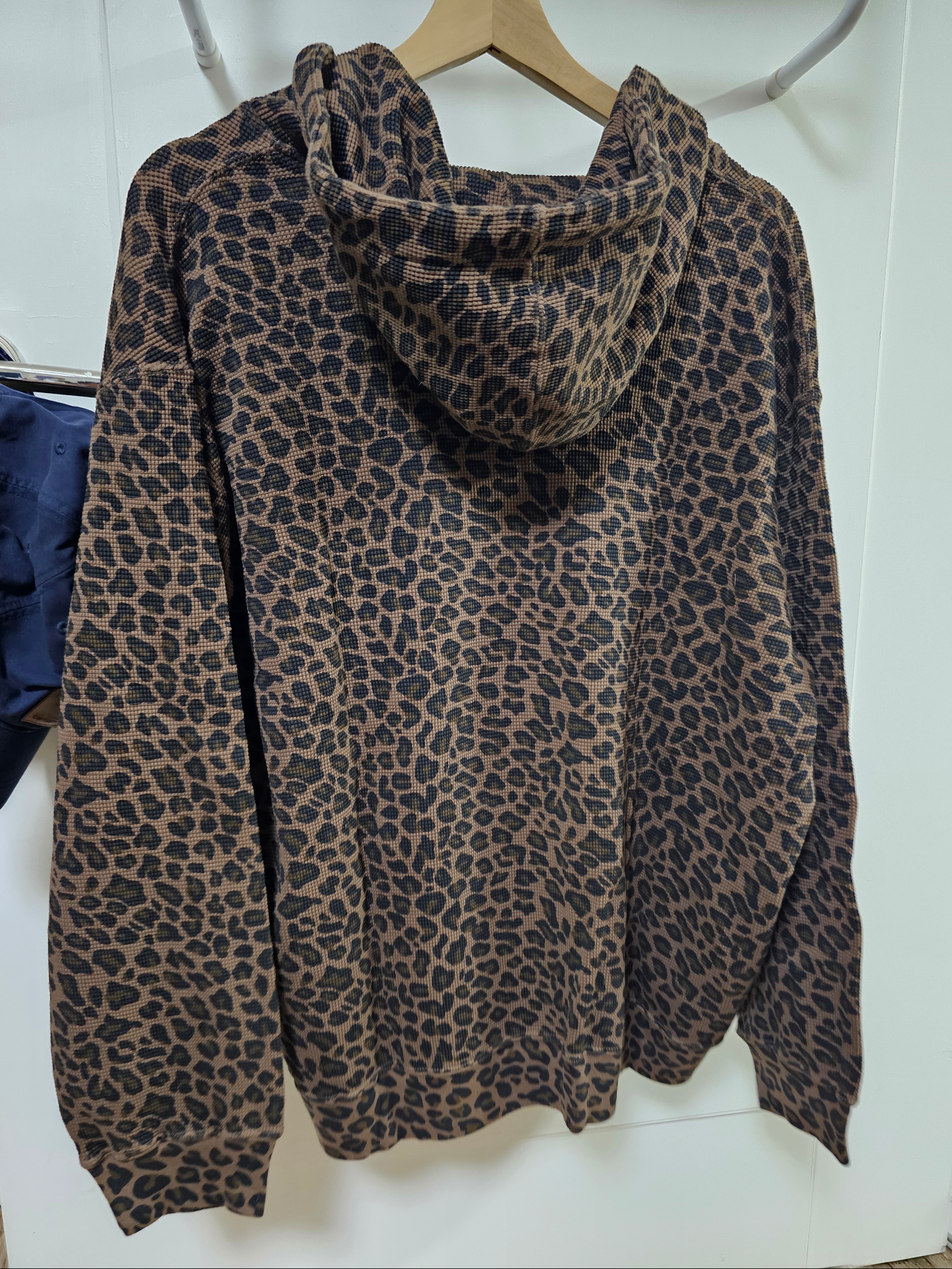 Supreme Thermal Hooded Zip Up Leopard - 25SS 착용 스타일 - 2