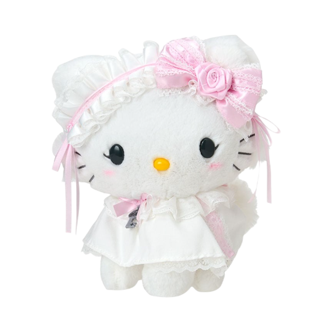 009971 Sanrio Charmmy Kitty White Frill Plush Toy